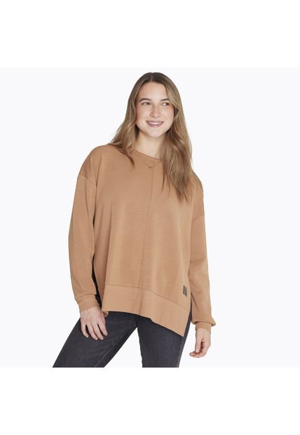 Polerón Crew Neck Sweatshirt Café Mujer Merrell