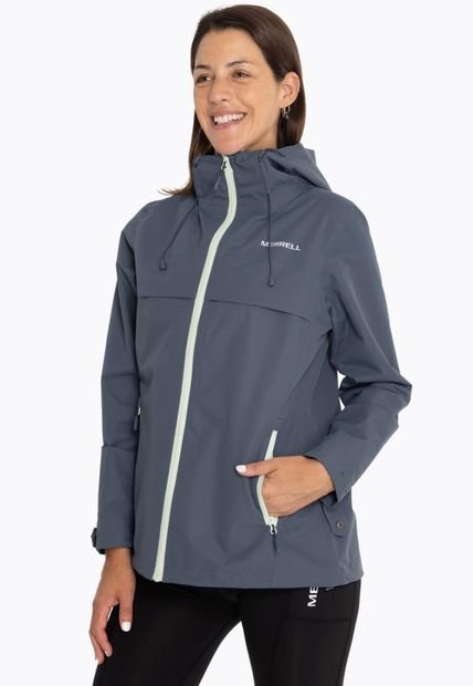 Chaqueta Impermeable Mujer Hardshell Azul Oscur Merrell