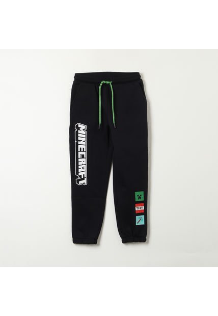 Pantalon De Buzo Niño Boom Tnt Negro Minecraft