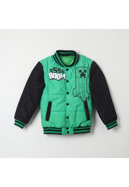 Chaqueta Niño Sss Boom Verde Minecraft