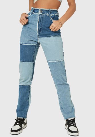 Jeans MISSGUIDED Azul  Calce Regular MISSGUIDED