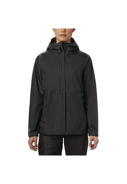 Cortaviento Mujer Acadia Negro Mountain Hardwear