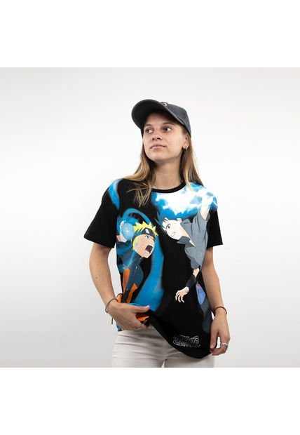 Polera Mujer Versus Negro Naruto