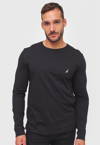 poleras hombre manga larga