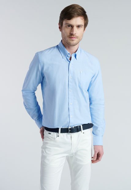 Camisa Exeter Celeste New Man