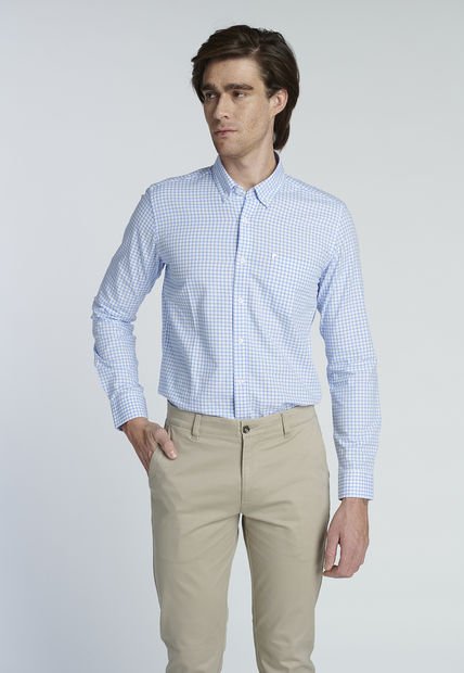 Camisa Versailles Celeste New Man