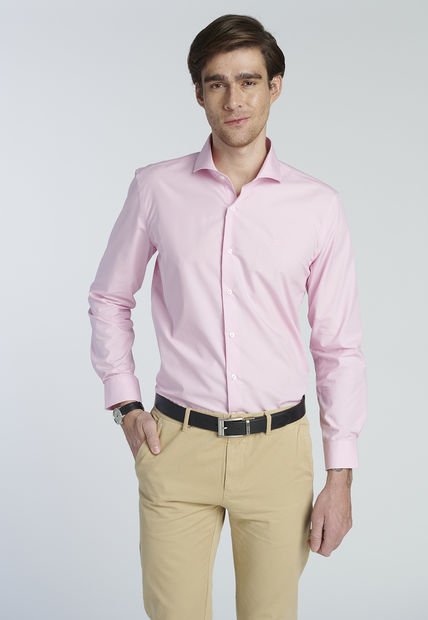 Camisa London Rosado New Man