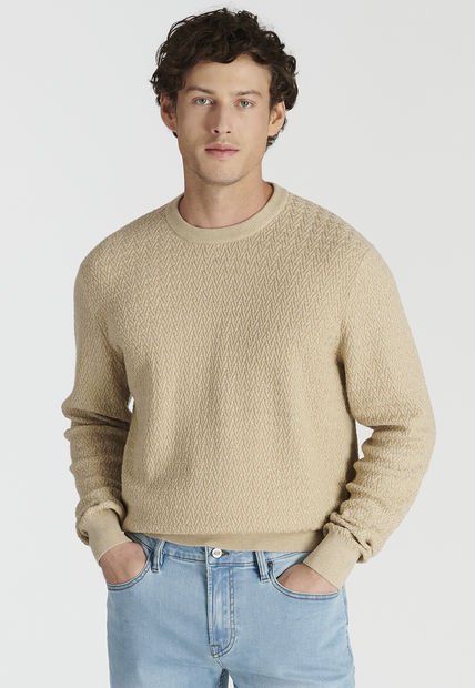 Sweater Leon Heritage Beige Newman