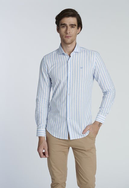 Camisa Roma Azul New Man