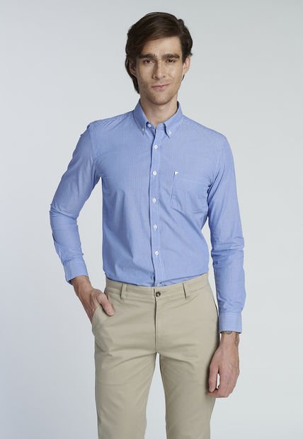 Camisa Lecce Azul New Man