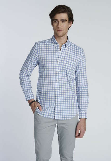 Camisa Bergamo Azul New Man