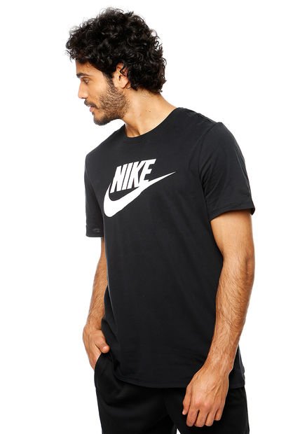 Polera Tee-Futura Icon Negra Nike