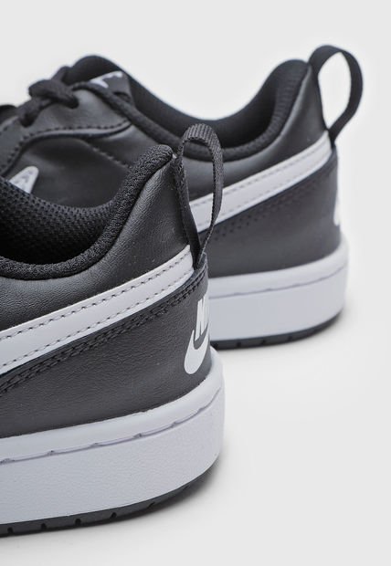 Nike court borough low negras hombre best sale