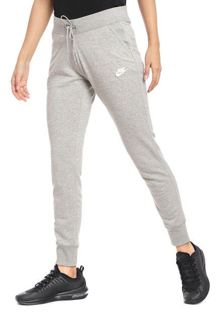 Pantalón de Buzo Nike W NSW FLC Tight Gris - Calce Slim Fit - Compra Ahora | Dafiti