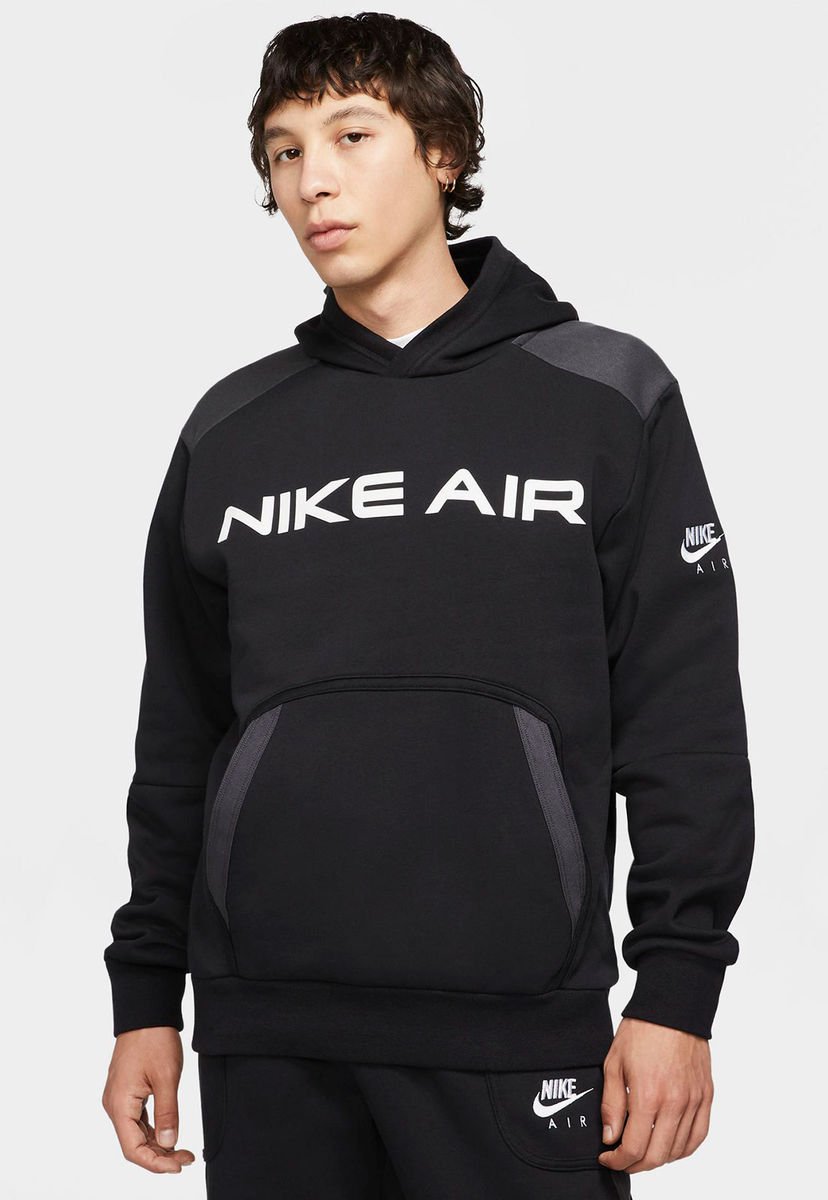 Polerón Nike M Nsw Nike Air Po Flc Hoodie Negro Calce Regular Compra Ahora Dafiti Chile