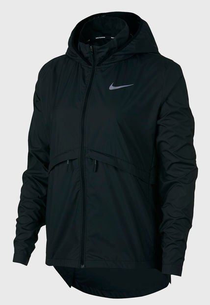 Cortaviento Nike W NK ESSNTL JKT HD Negro - Calce Holgado - Compra Ahora | Chile