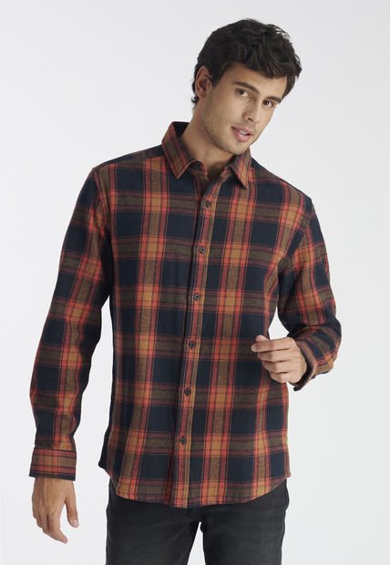 Camisa Maiten Casual Rojo Nimtu