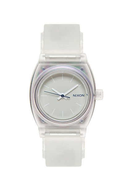 Reloj Small Time Teller PTranslucent Transparente Nixon