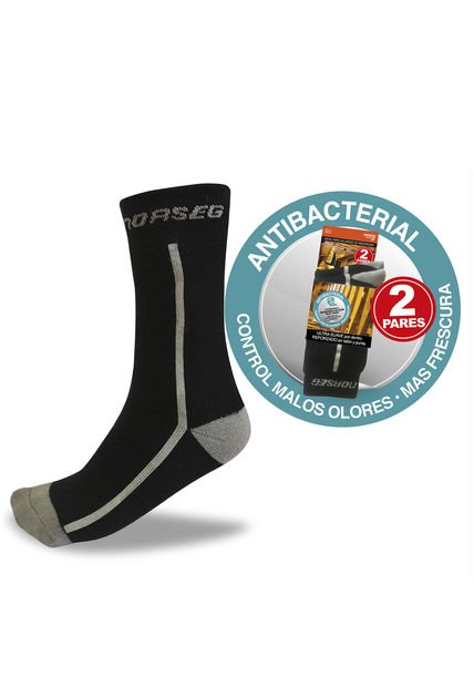 Pack 2 Calcetines De Trabajo Comfort Workg Negro Norseg