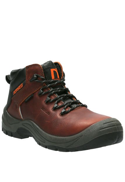 Zapato De Seguridad NS581BRONCOCafé Hombre Mujer Norseg