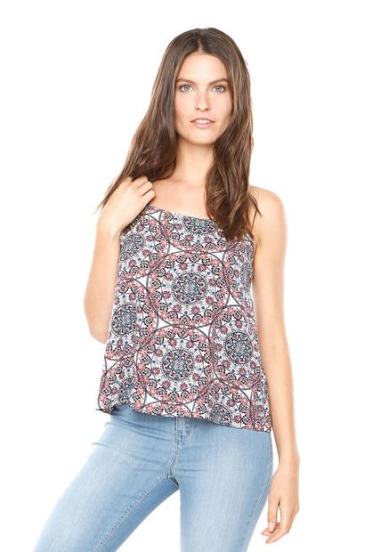 Blusa Nova Roman Multicolor Only