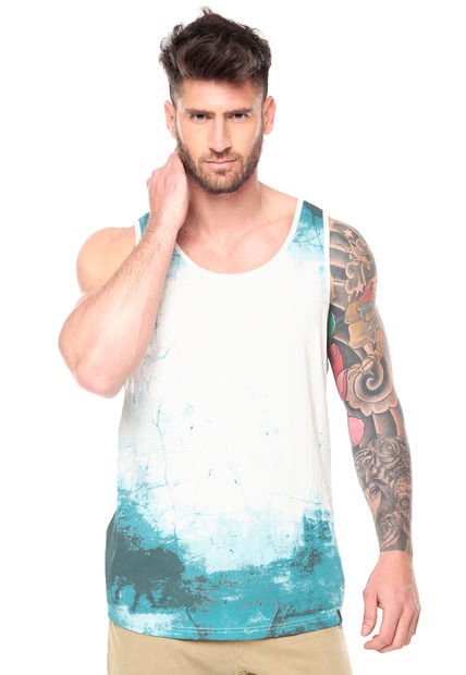 Polera Sin Mangas Tank Blanca Only & Sons