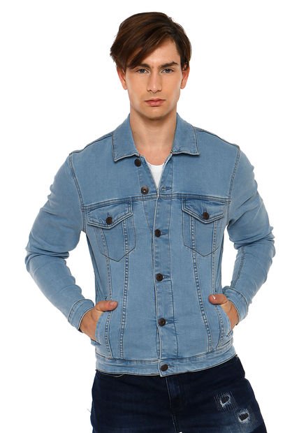 Chaqueta Mann Celeste Only & Sons - Calce Regular