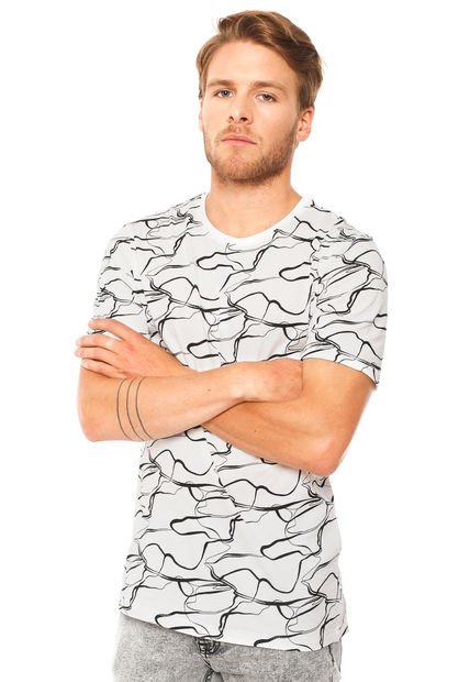 Polera Scott Blanca Only & Sons - Calce Regular