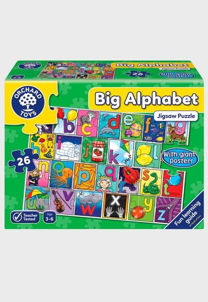 Orchard Toys 238 grandes alfabeto ABC Minúsculas Rompecabezas Niños del niño 3yrs+ 