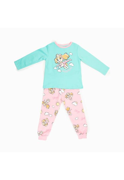 Pijama Niña Fly Celeste Paw Patrol