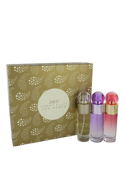 Perfume 360 Women 30 Ml+Coral  30 Ml+Purple  30 Ml Perry Ellis