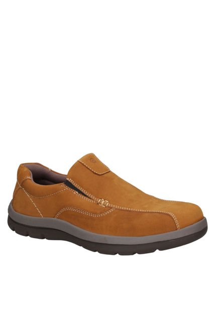 Zapato Casual Hombre Marrón Claro Pluma