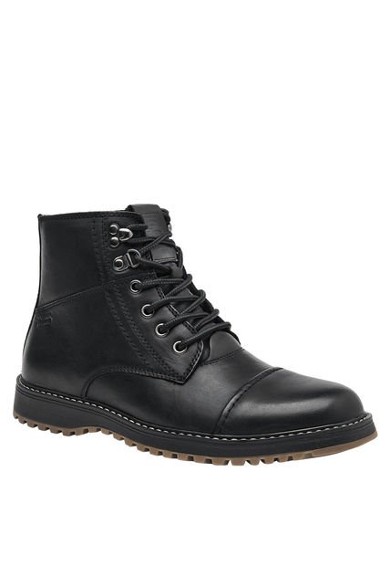 Botin Casual Hombre Negro Pluma