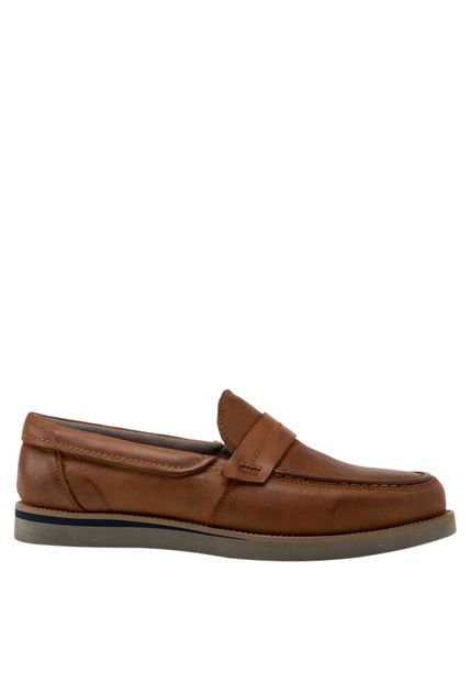 Zapato Casual Hombre Marrón Claro Pluma