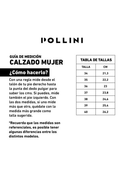 Botín Casual Femenino Negro Pollini