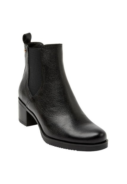 Botín Casual Femenino Negro Pollini