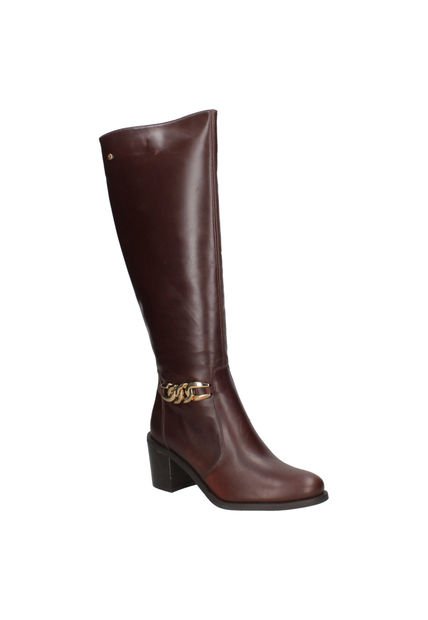 Bota Casual Mujer Marrón Pollini