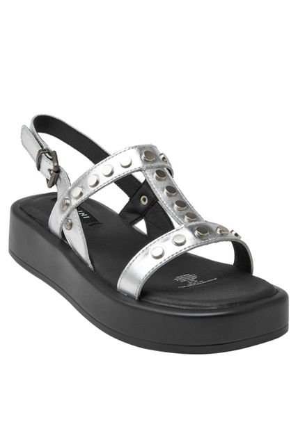 Sandalia Casual Plateado Pollini