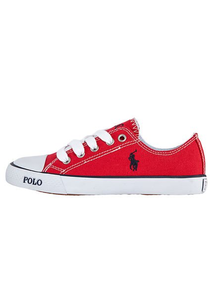 Vintage Polo Ralph Lauren sport 2024 fashion sneakers red size 6 1/2.