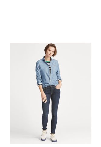 Jeans Mujer The Tompkins Skinny Azul Polo Polo Ralph Lauren