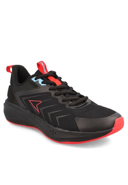 Zapatilla Swift Hombre Negro-Rojo Power