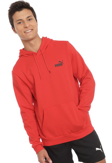 Polerón Puma ESS Hoody FL Rojo - Calce Regular