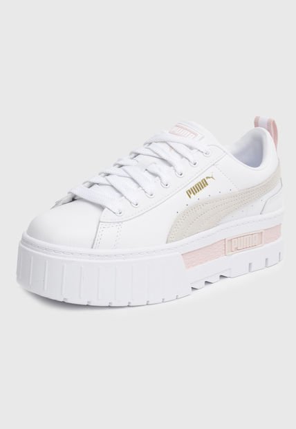 Zapatilla Urbana Mayze Lth Wn s Blanco Puma Compra Ahora Dafiti Chile