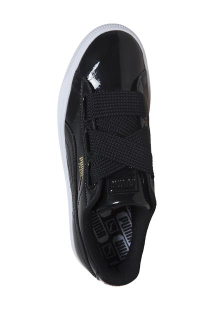 Puma basket heart negras mujer best sale