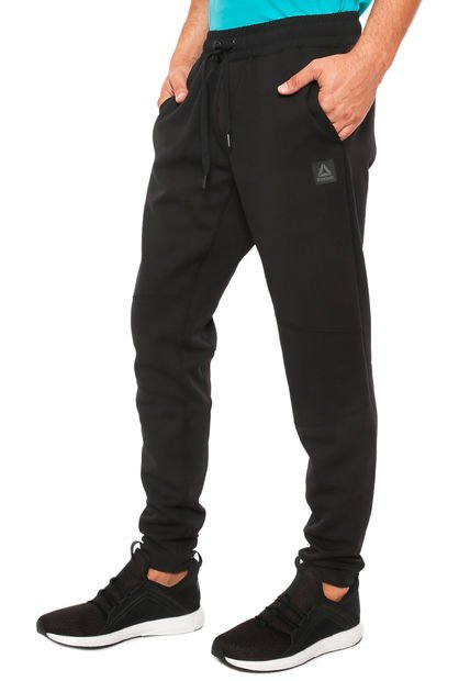 Pantalón de Ts Knit Jogger Negro Reebok - Calce Regular - Compra Ahora | Dafiti Chile