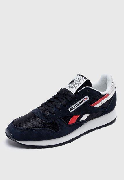 Reebok leather fashion negras