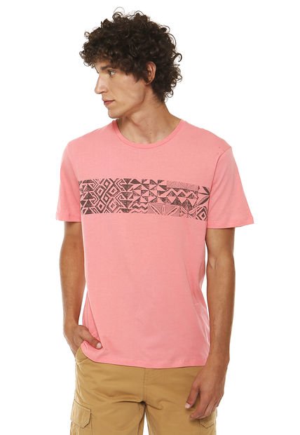 Polera Rosa Reef - Calce Regular