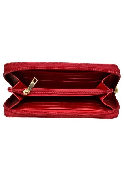 Billetera De Cuero Genuino Rojo Riviera Para Mujer Compra Ahora Dafiti Chile