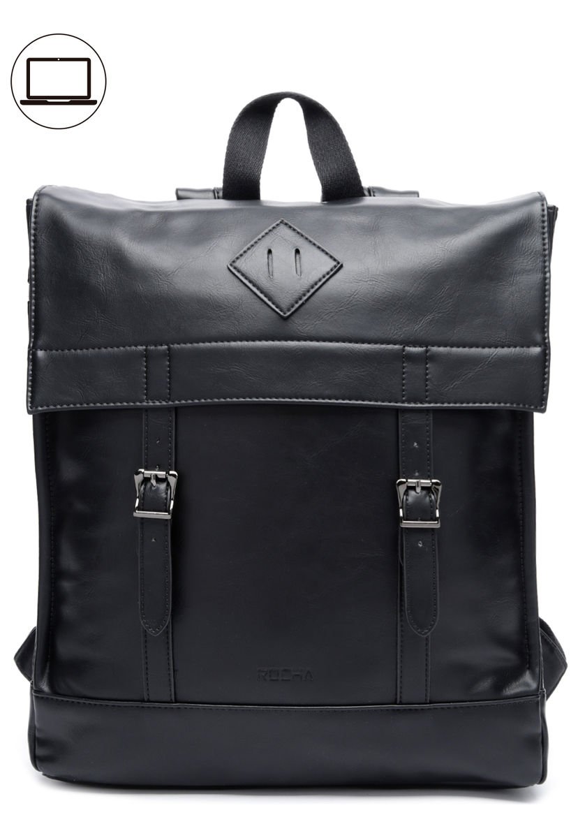 Mochila New Rhombus Negro Rocha Compra Ahora Dafiti Chile