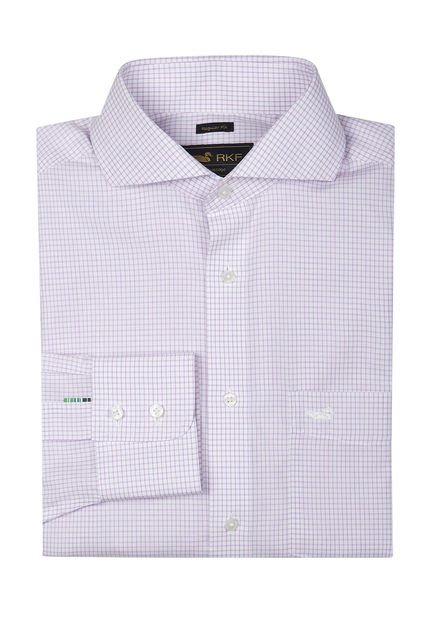 Camisa Lila Cuello Italiano WF Hombre Rockford